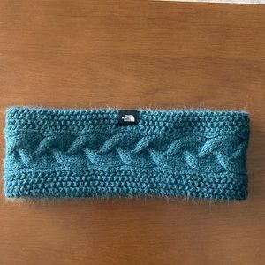 NWOT North Face knit head band Forest Green